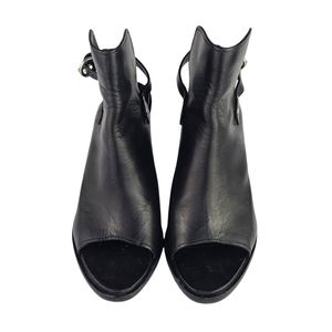 Rag & Bone Leather Slingback Peep Toe Booties